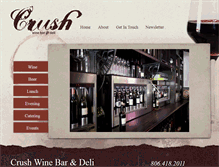 Tablet Screenshot of crushdeli.com